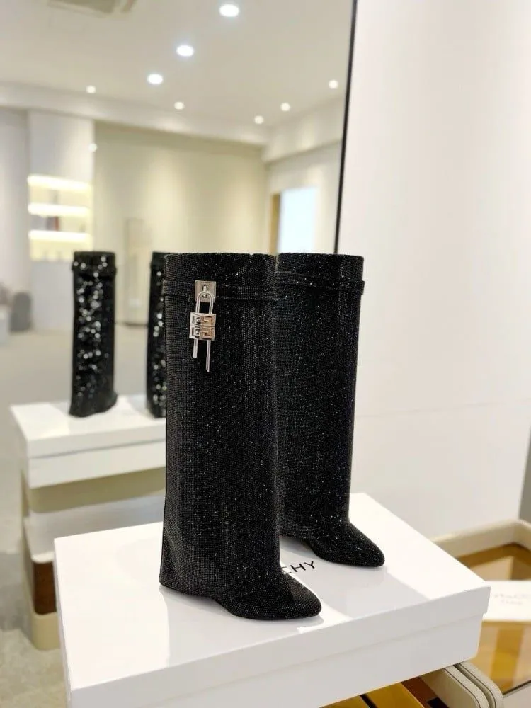 Givenchy shark lock black
