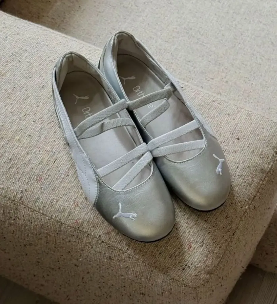 Puma ballet silver