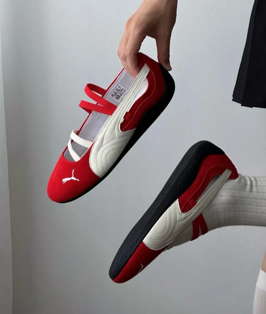 Puma ballet red