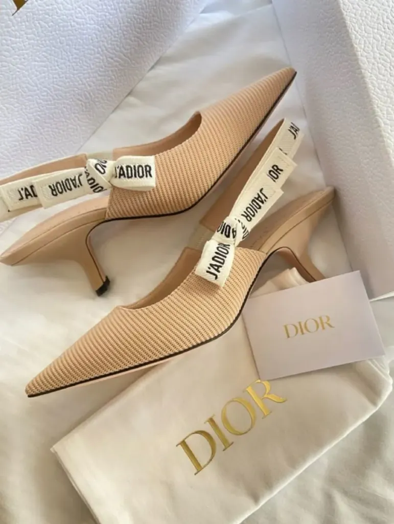 Dior heels 5cm beige (36)