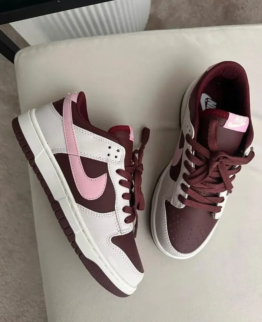 Nike dunk bordo beige (36)
