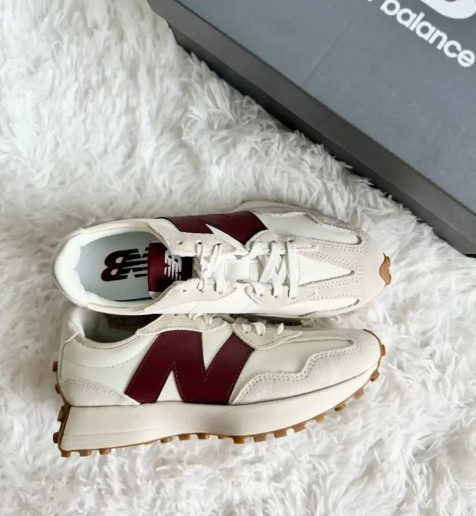 New balence 327 white bordo