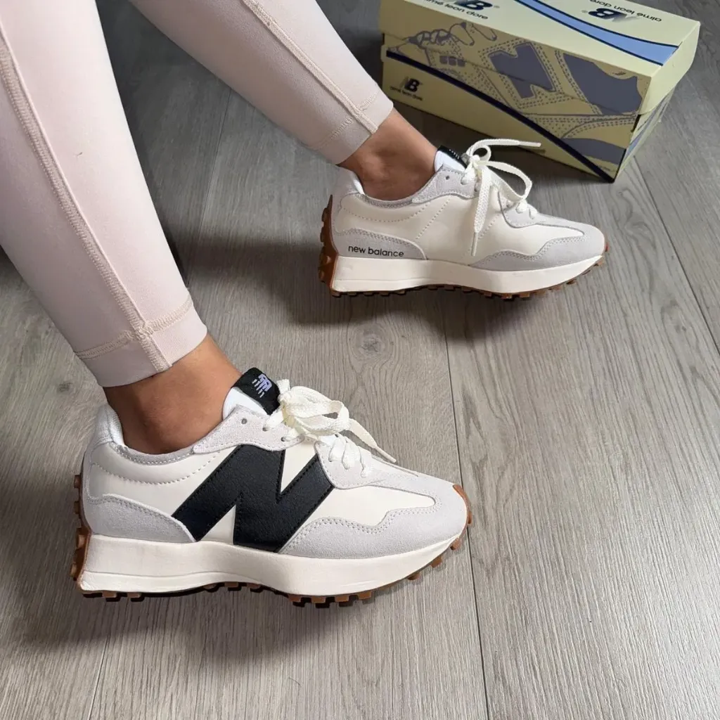 New balence 327 white navy