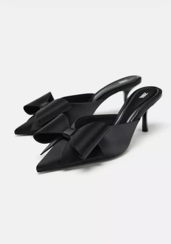 Zara bow black