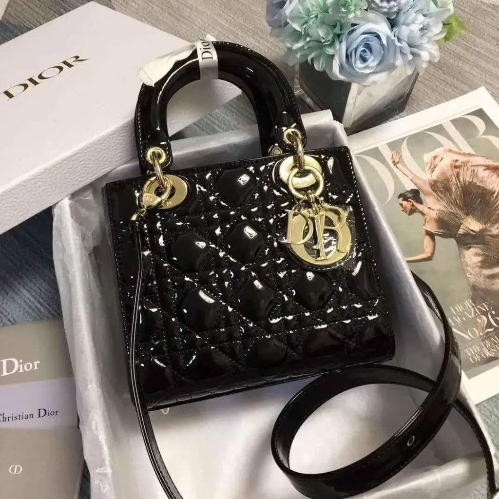 Lady dior gloss black