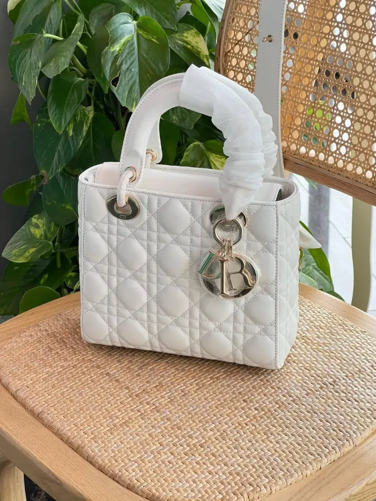 Lady dior gloss white