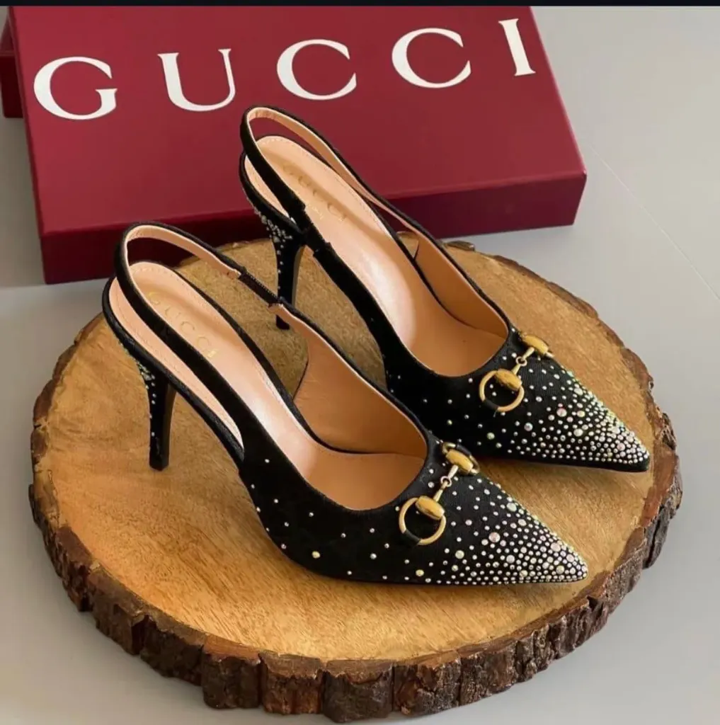 Gucci heels black