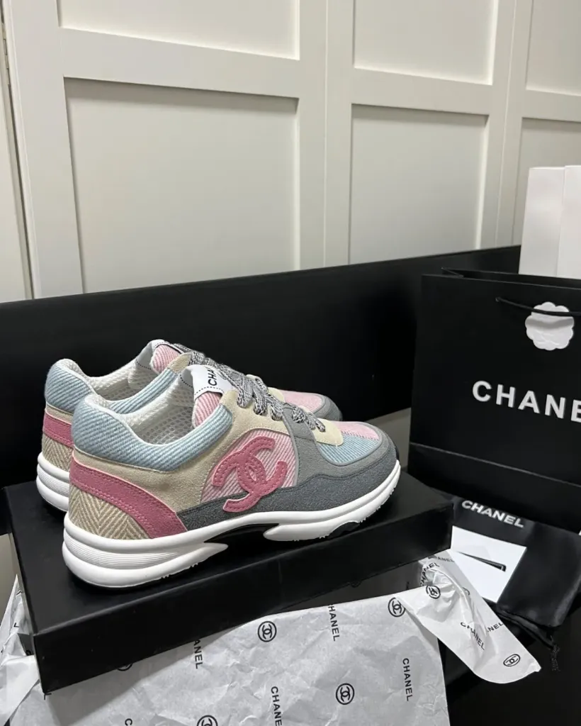 Chanel multicolor sneakers