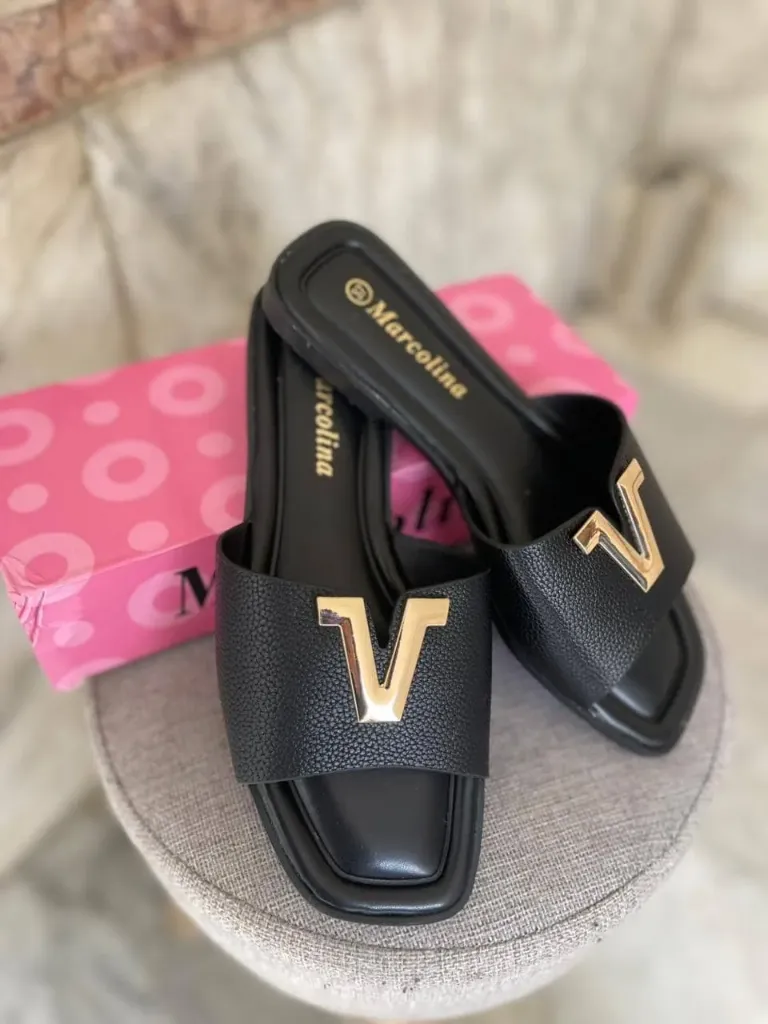 Marcolina slipper black