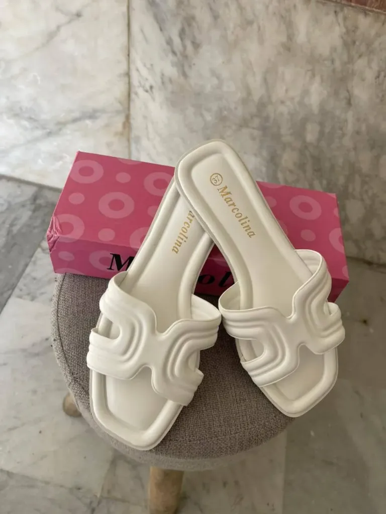Marcolina slipper 1 white