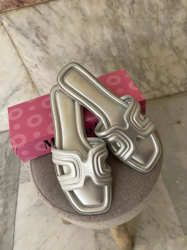 Marcolina slipper 1 silver