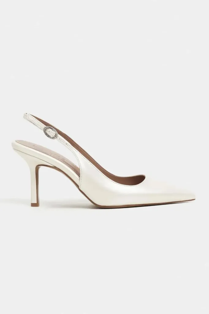 Lucite white satin