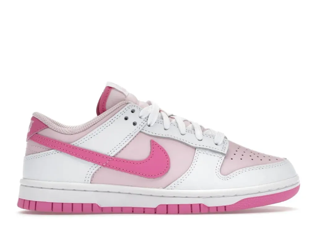 Nike dunk pink white