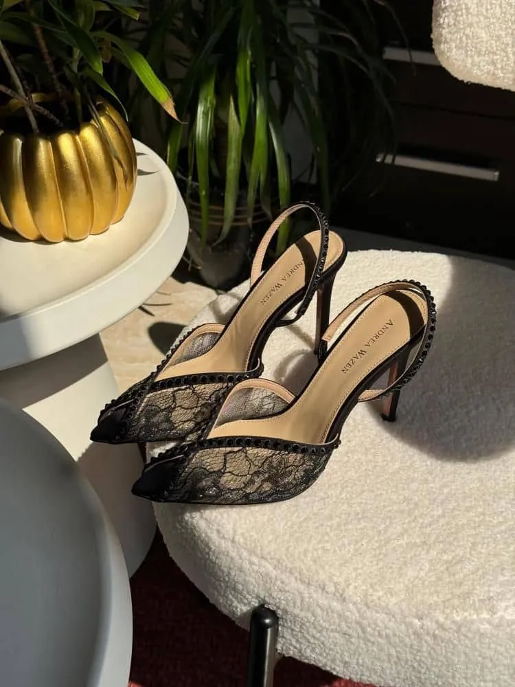 Andrea wazzan heels black