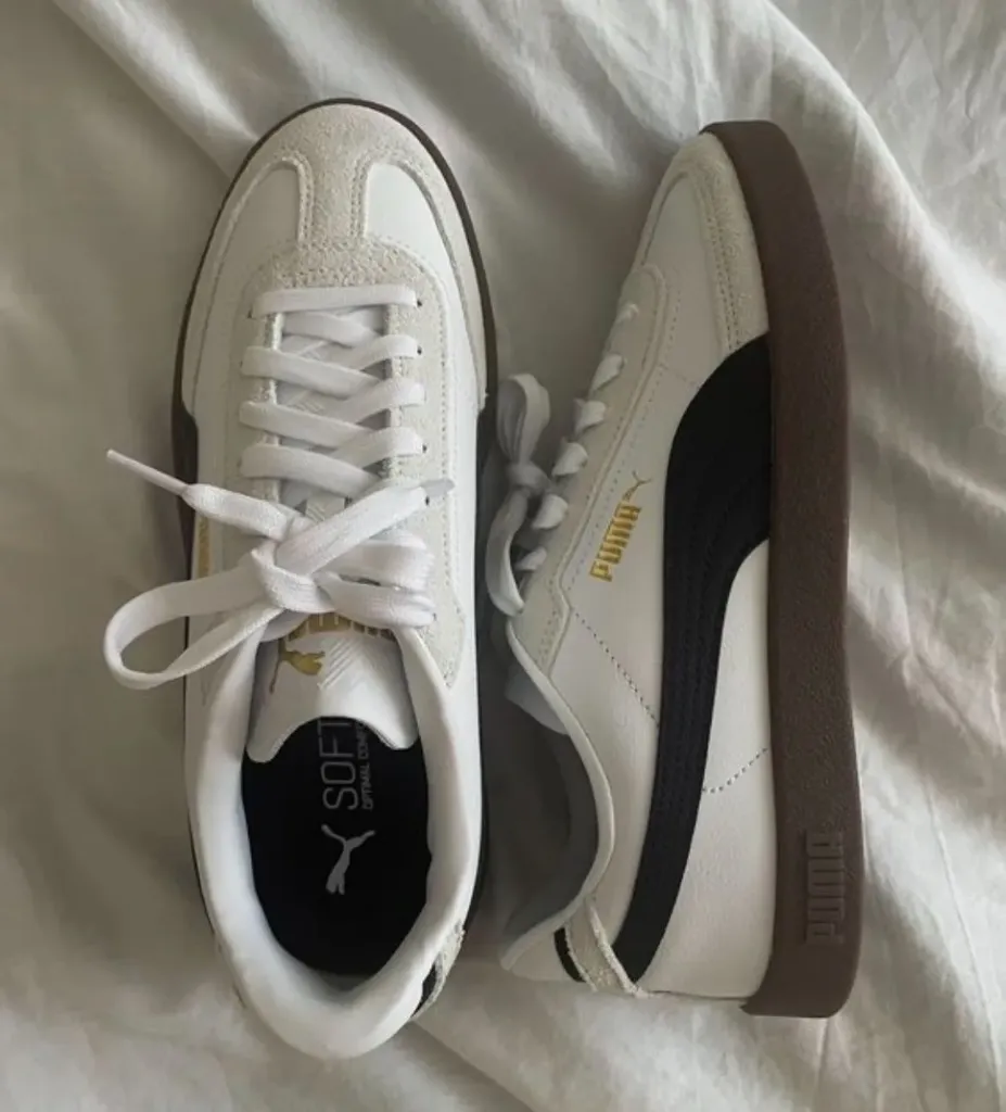 Puma club white & black