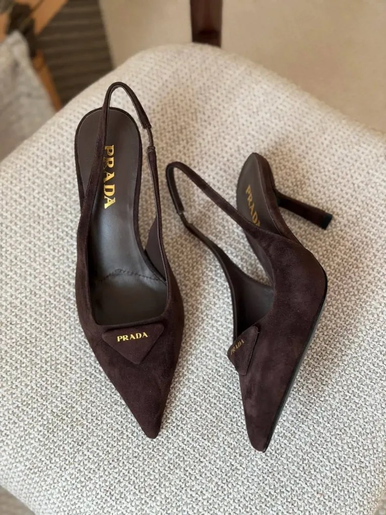 Prada puffy brown