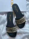 Dior slipper gold