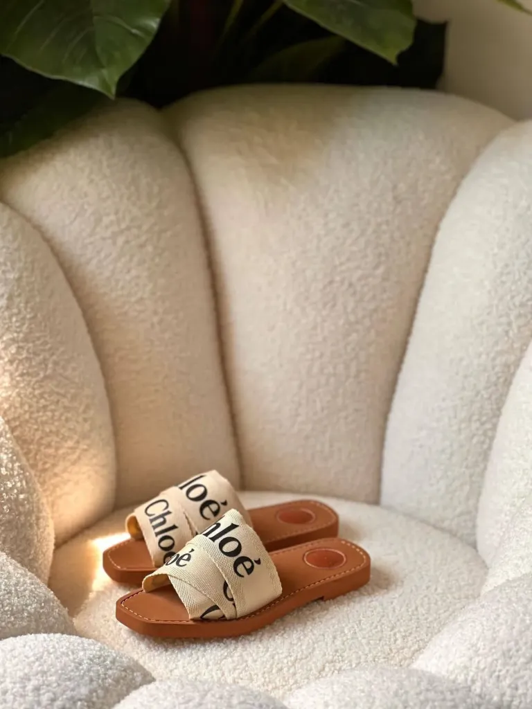 Chloé slipper beige