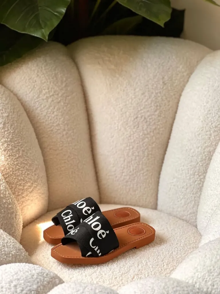 Chloé slipper black