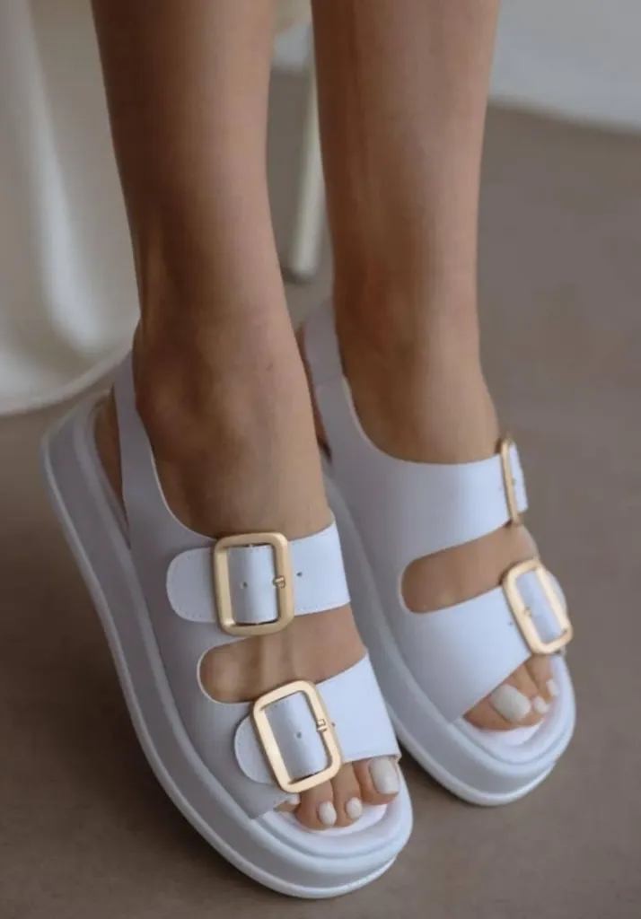 Selin sandal white