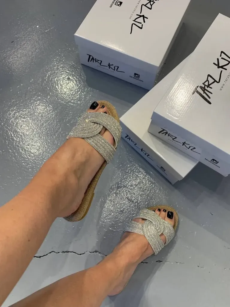 Marly slipper silver