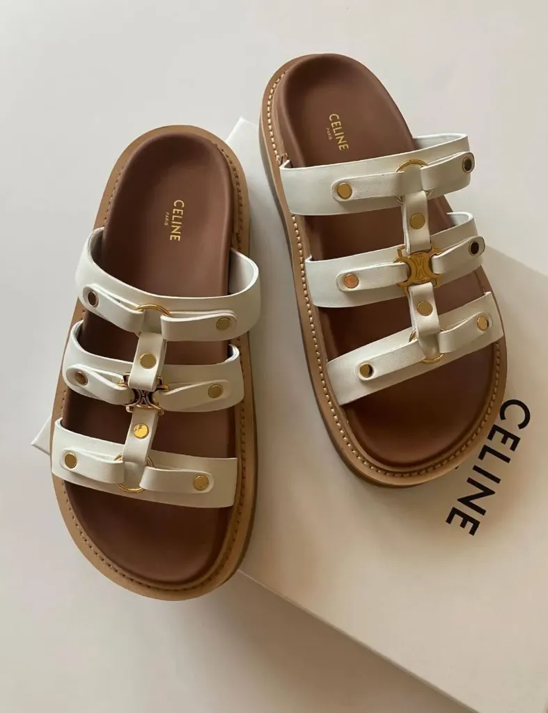 Celine slipper white