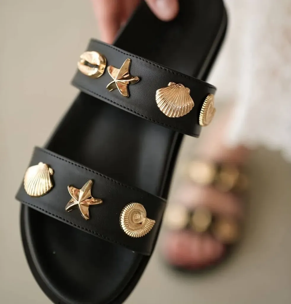 Rossi slipper black