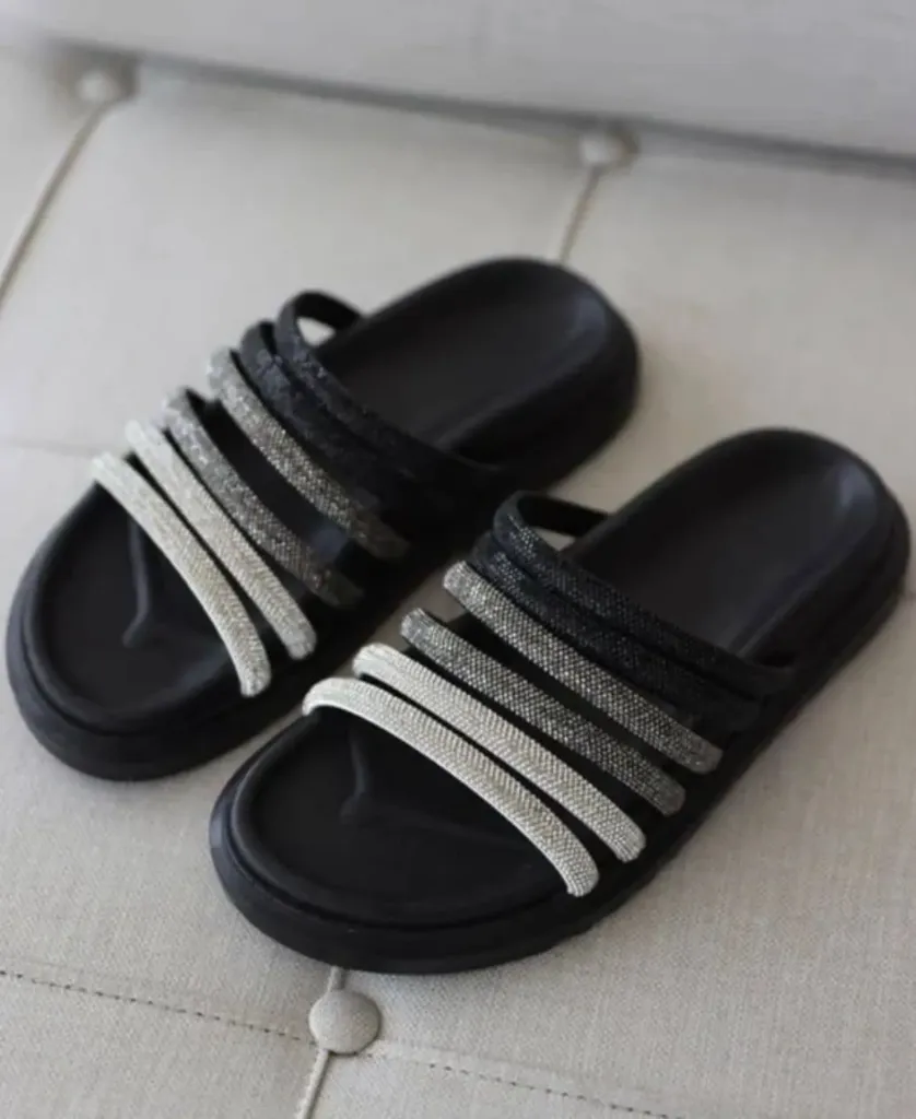 Frette slipper black