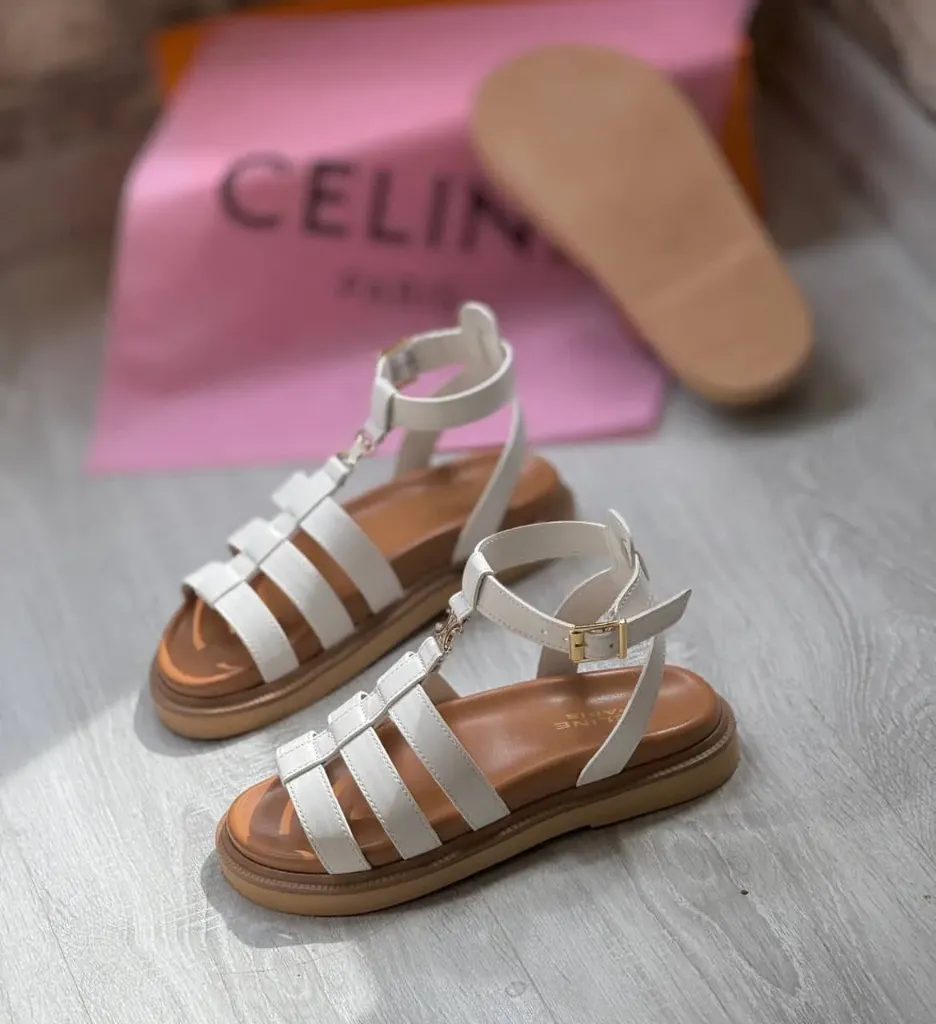 Celin sandal white