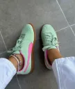 Puma palermo green & pink