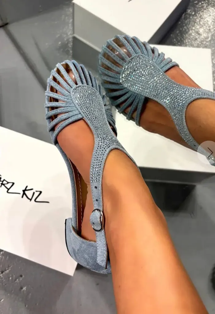 Rope sandal blue
