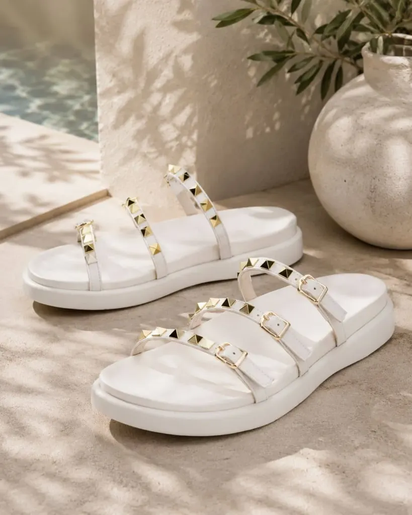 Moloa slipper white