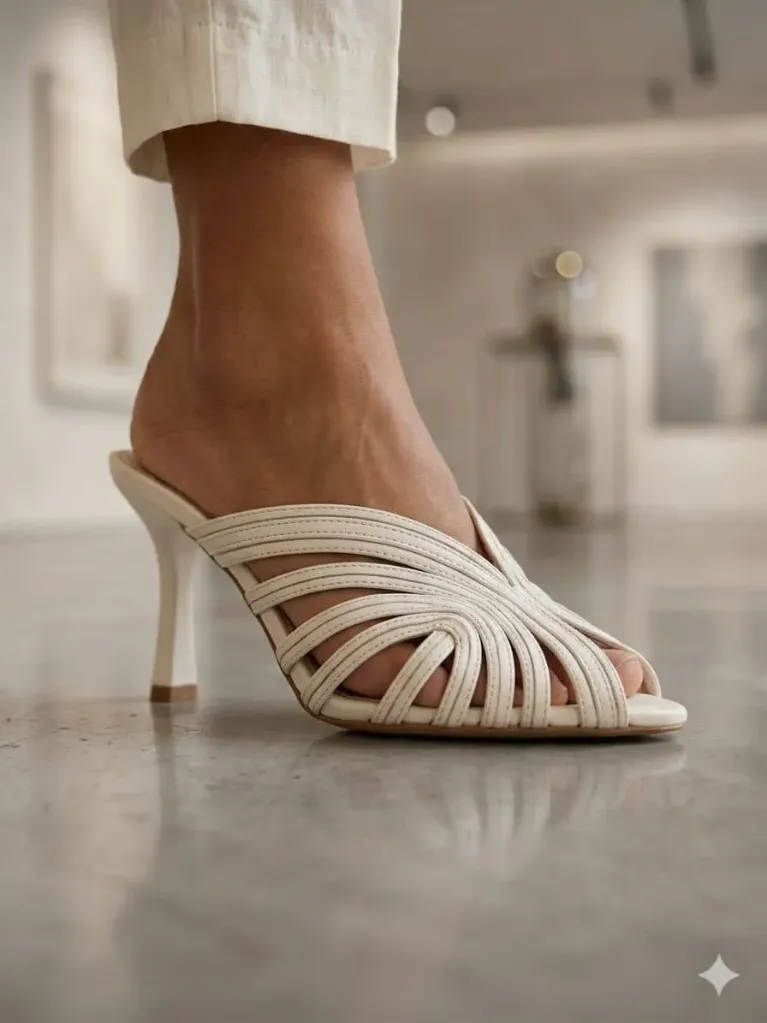 Sona heels white