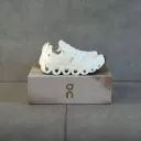On cloud swift white
