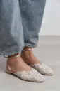 Dentelle flat beige