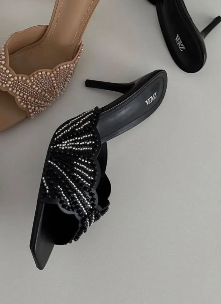 Zara pearl black