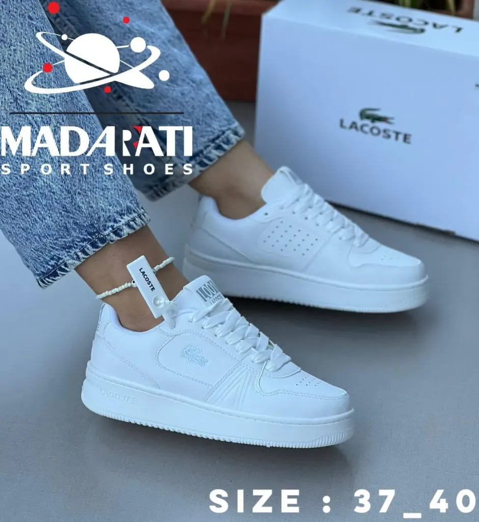 Lacoste sale white