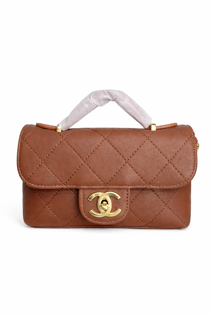 Chanel mini flap camel 