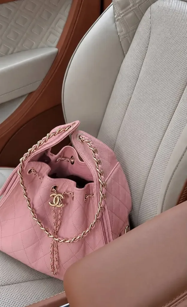 Chanel rubbic bag pink