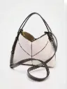 Zara mesh bag beige brown