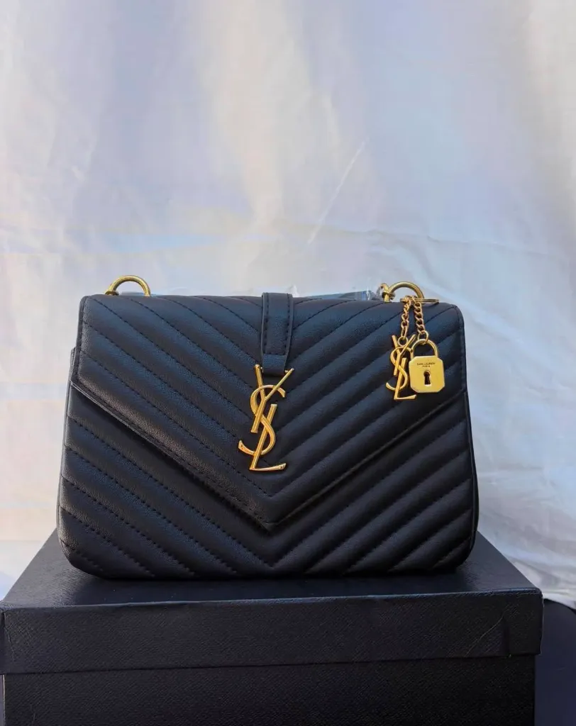 Ysl lock bag black