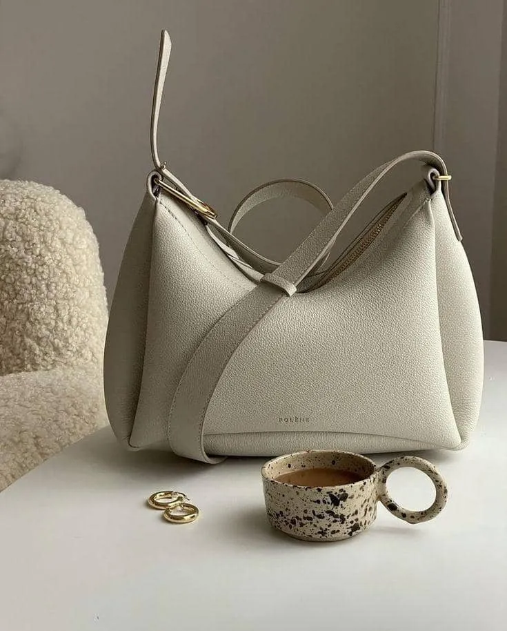 Polene dix bag white