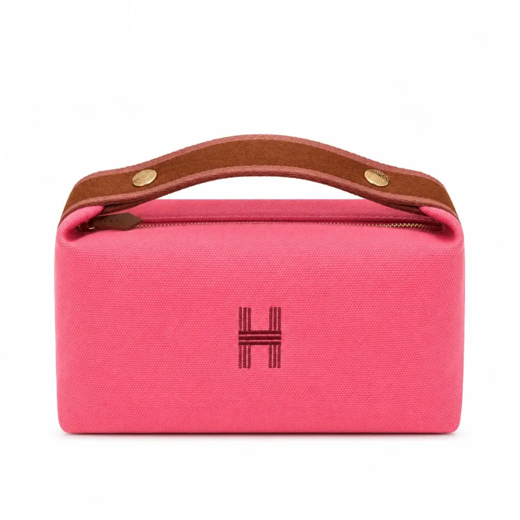 Hermes bag pink brown