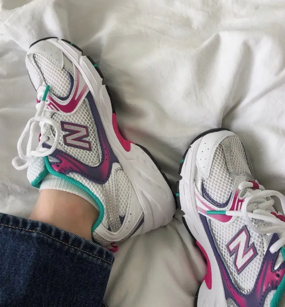New balence 530 white fuchia (36)