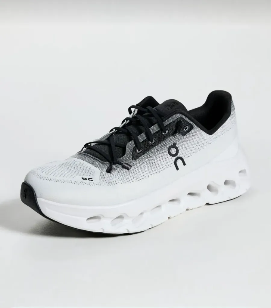 On cloud white black