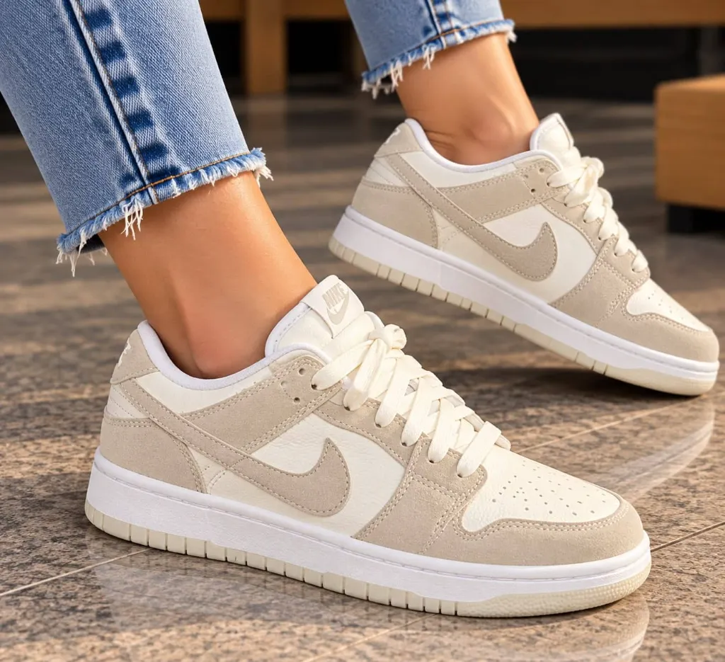 Dunk sale white beige